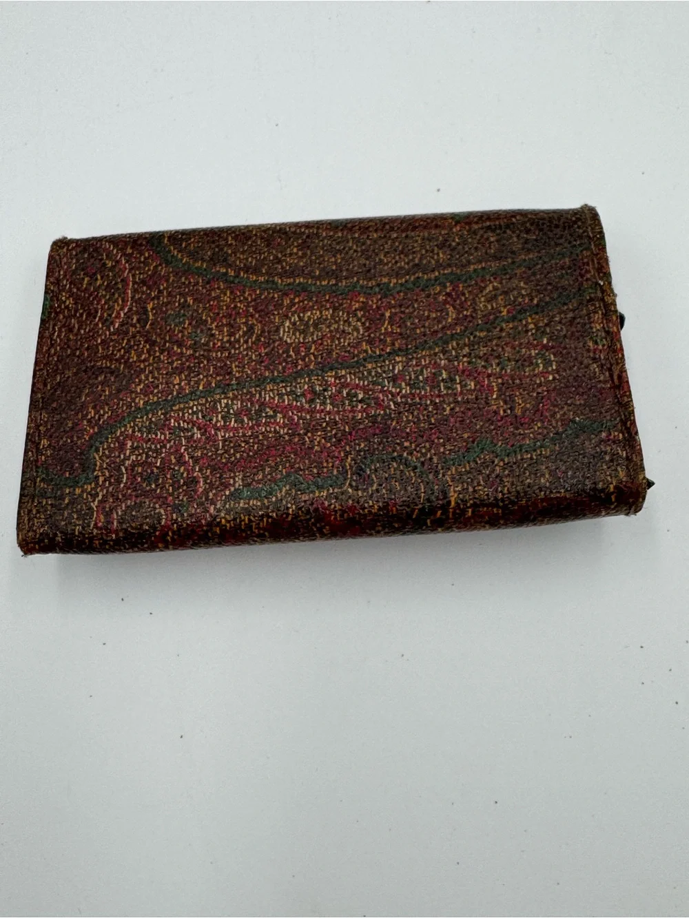 Etro Paisley Fold Card Holder Project Piece